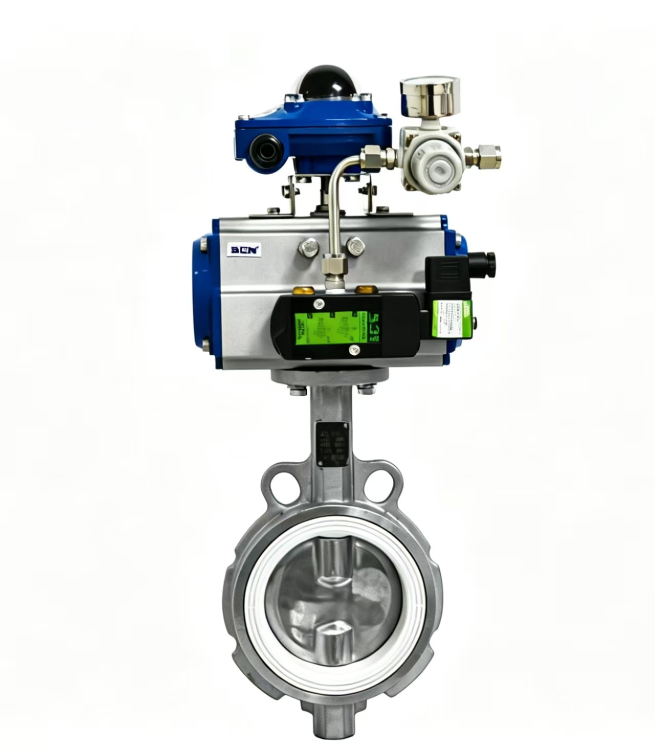 Pneumatic butterfly valve